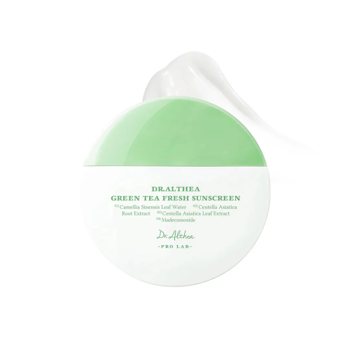 Dr.Althea Green Tea Fresh Sunscreen SPF50+ PA Успокаивающий солнцезащитный крем