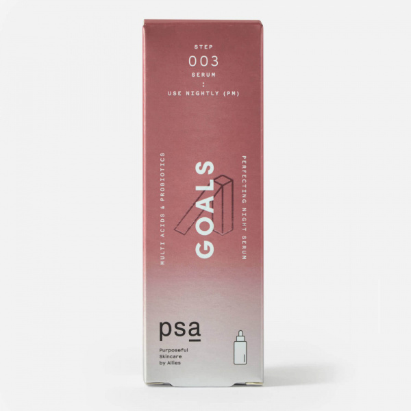 PSA Goals Multi Acids & Probiotics Perfecting Night Serum	 Ночная кислотная сыворотка с пробиотиками