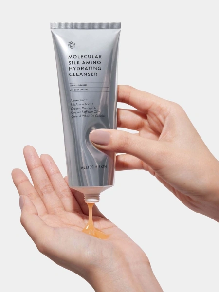 Allies Of Skin Molecular Silk Amino Hydrating Cleanser  Молекулярное очищающее средство