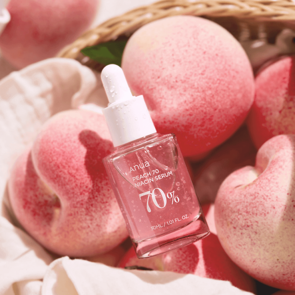 Anua Peach 70% Niacin Serum Сыворотка с персиком для гладкой и сияющей кожи